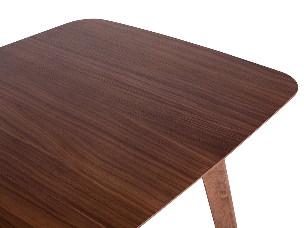 Extending Dining Table MADOX Dark Walnut 150/190 cm 90 cm_766519
