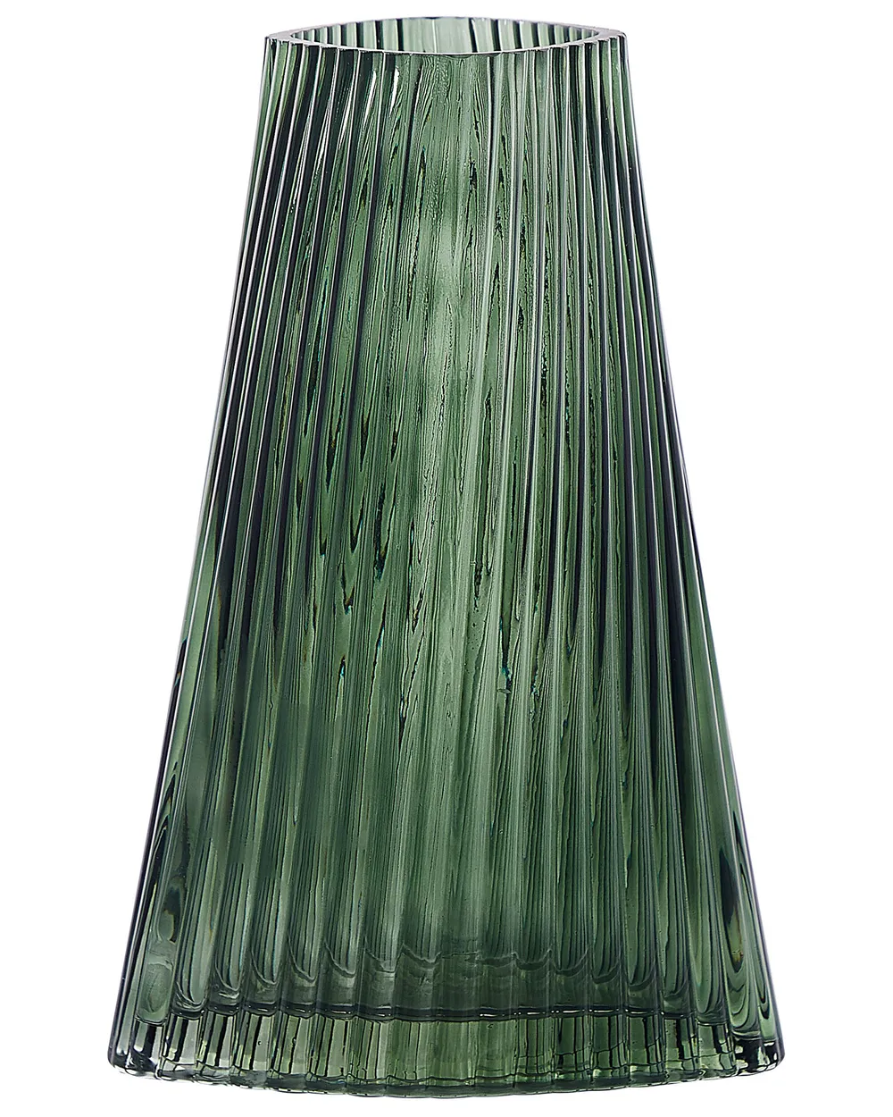 Blomvas MARPISSA 26 cm Glas Mörkgrön_842555