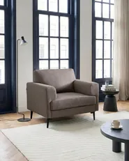 Armchair LOUSTO Fabric Brown_1043995