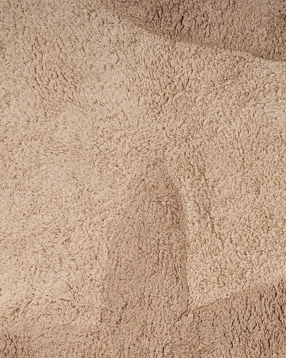 Barneteppe IRINGAL  Lys beige ø 120 cm Bomull_1155030