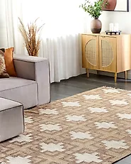 Teppe KONURTAY Beige 200 x 300 cm Jute_1187947