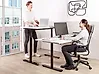 Electric Adjustable Standing Desk DESTINAS 160 cm x 72 cm White/ Black