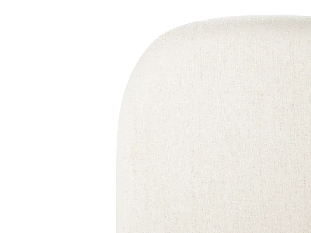 Ottoman Bed BLAGNAC Fabric Off-White 90 x 200 cm (EU Single)_1073173