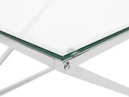 Soffbord BEVERLY Glas Silver_733160