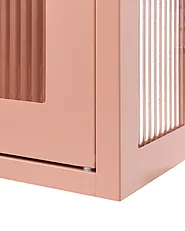 Seinäkaappi HARLYN 60 cm Metalli Persikka_1160904