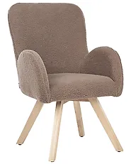 Armchair BJARN Boucle Brown_1178993