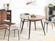 Extending Dining Table SENIAC Brown 110/150 cm 112 cm_975637