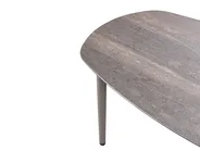 Ulkokulmasohva ja pöytä 3-istuttava LEFFE Metalli Beige Vasen_1045291