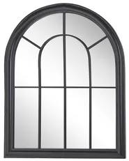 Väggspegel EMBRY 69 cm 89 cm Metall Svart_819031