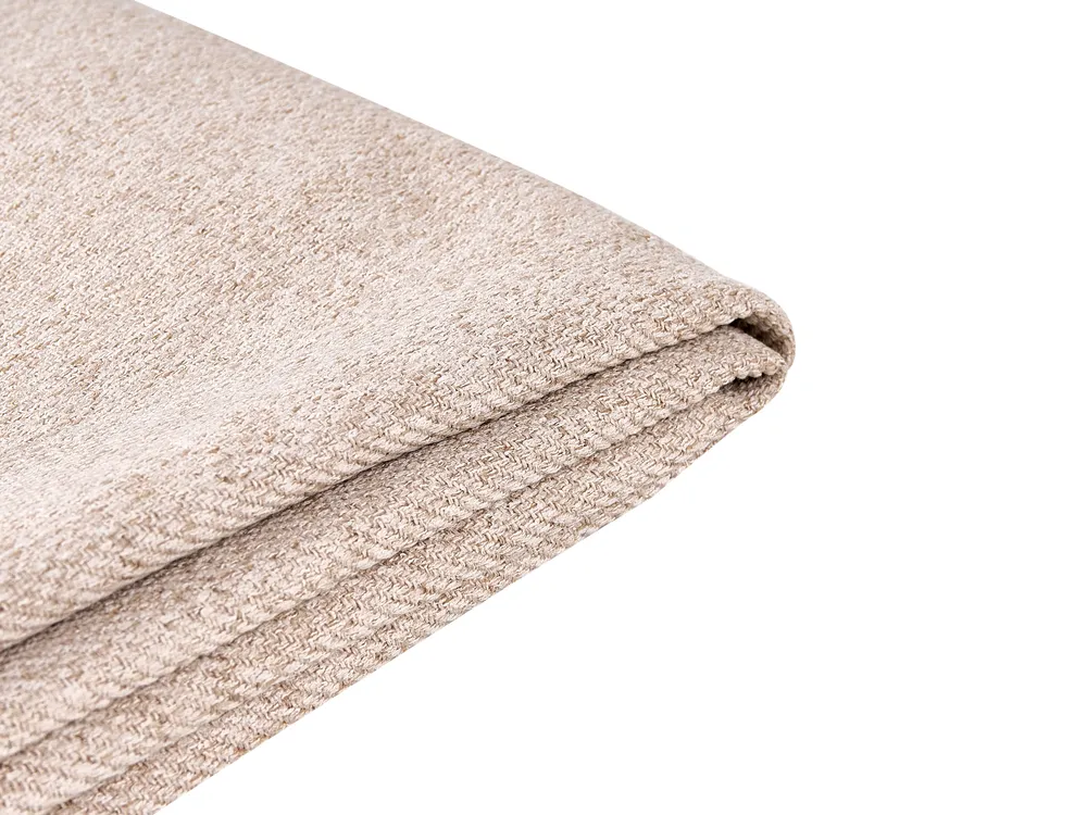 Divan Bed without Headboard Fabric COUNTESS 160 x 200 cm (EU King Size) Beige_1057620