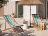 Set of 2 Sun Lounger Replacement Fabrics ANZIO/AVELLINO 113 x 44 cm Multicolour