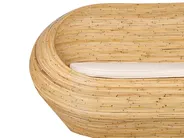 Garden Sofa Set 4 Seater MAIORI Rattan Natural_928329