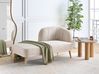 Right-Hand Chaise Longue TANLAY Fabric Light Beige