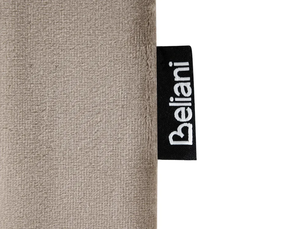 Barnsäng Hus Sammet KERVAN 90 x 200 cm Taupe_1024606