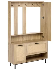 Hallway Set MALENY Light Brown_1073929
