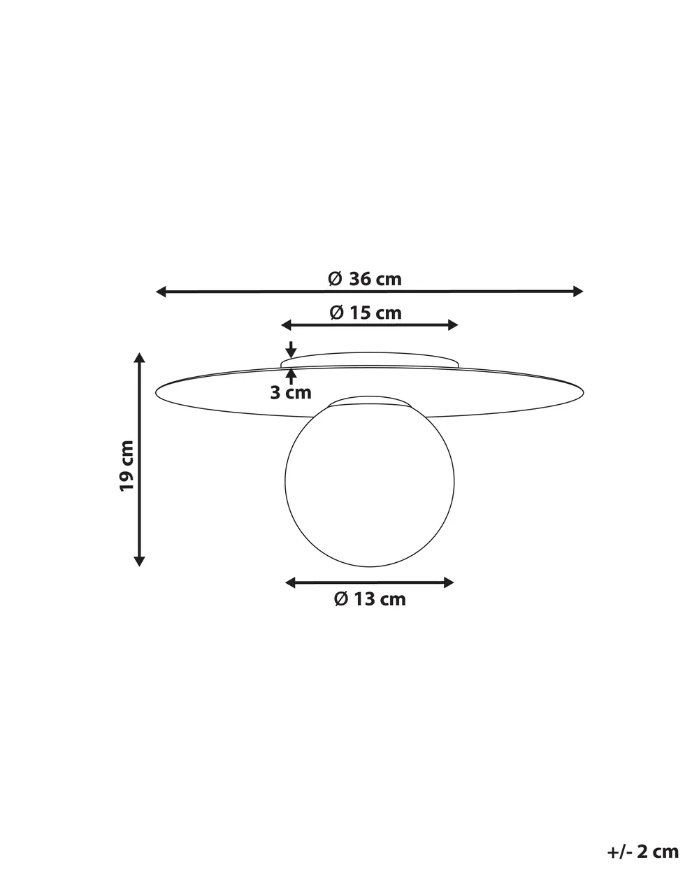 Ceiling Lamp TARDES Metal Black_1009034