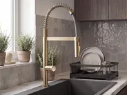 Kitchen Spring Coil Tap ATCAMA Gold_1108736