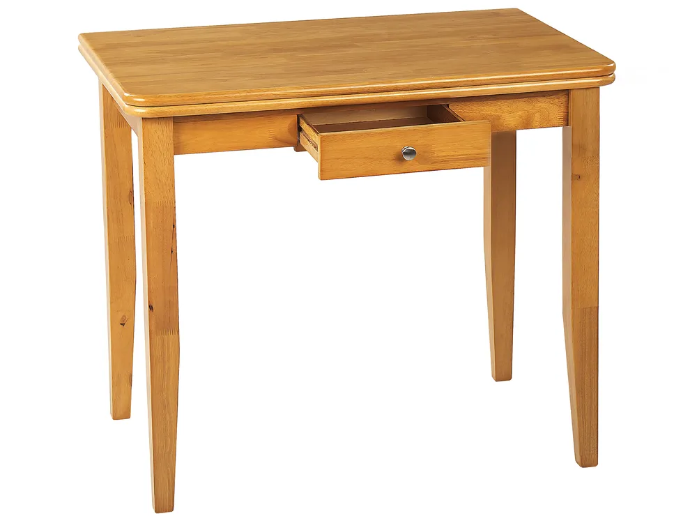 Extending Dining Table MASELA Brown 90/120 cm 60 cm Wood_826975