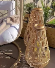 Lantern TONGA 77 cm Bamboo Natural_978314