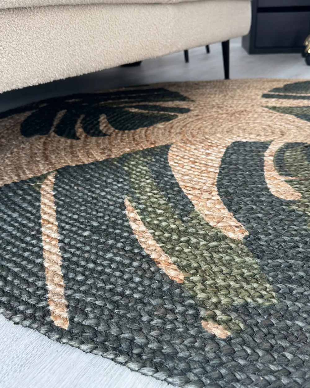 Matta INCIK Beige ø 140 cm Jute_1056918