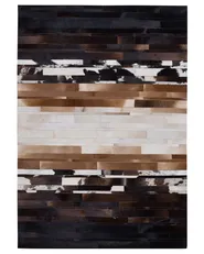 Matta DALYAN Brun 160 x 230 cm Läder_850971
