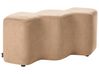 Upholstered Bench LITTLETON Fabric Beige