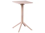 Trädgårdsbarbord LEMNOS 60 cm 60 cm Beige_1034969