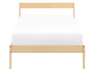 Bed Pine Wood MADONE 90 x 200 cm (EU Single) Light Brown_1123810