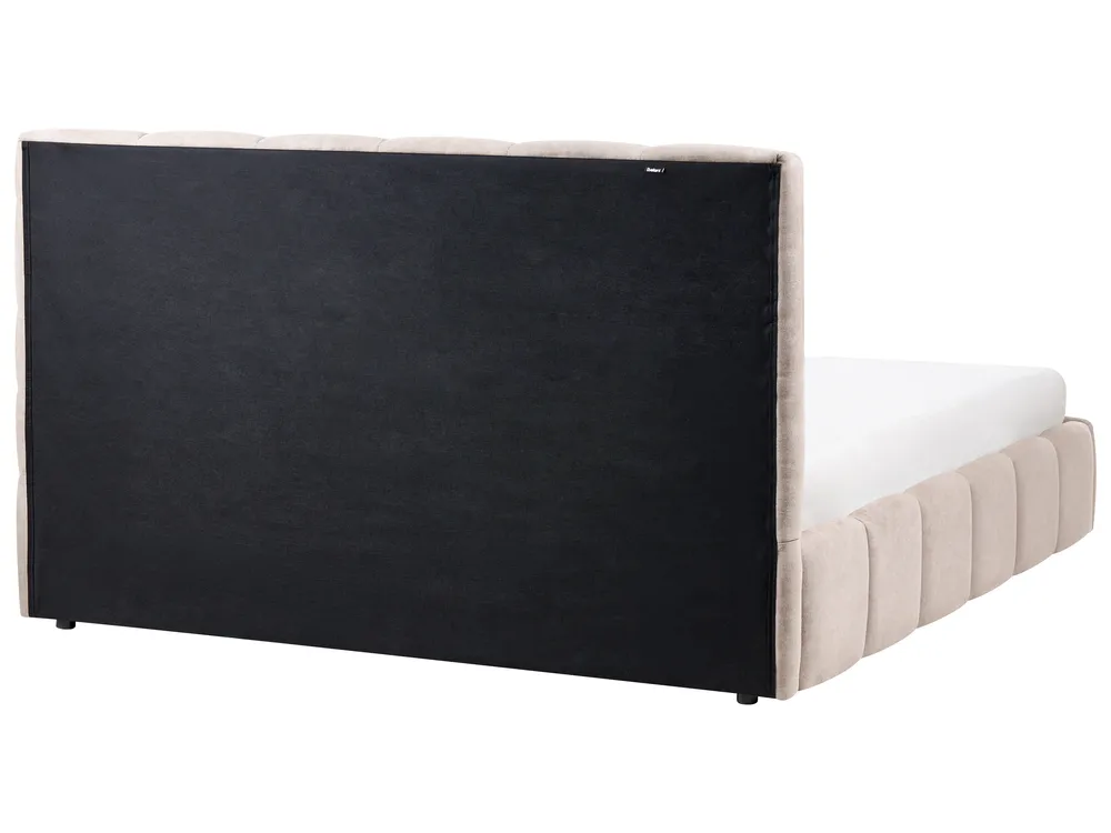 Säng med förvaring VAUVERT Taupe 180 x 200 cm_1093364