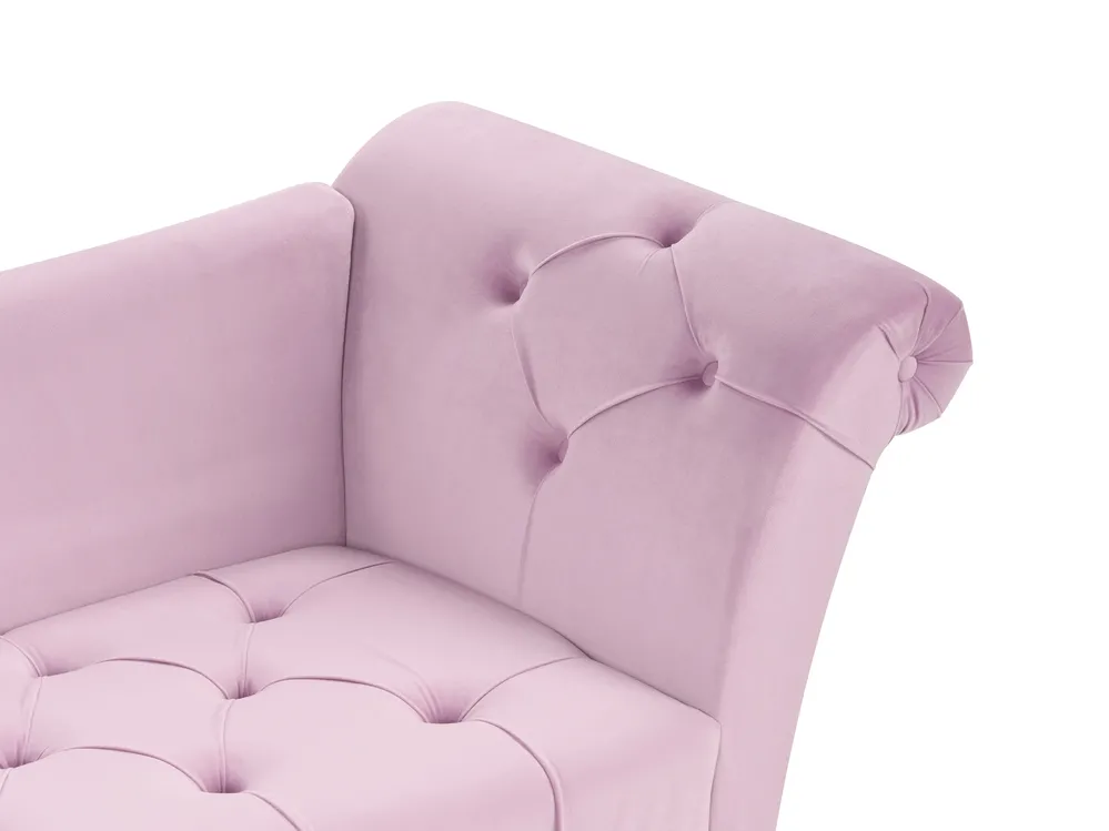 Schäslong NANTILLY Sammet Ljusviolett_943596