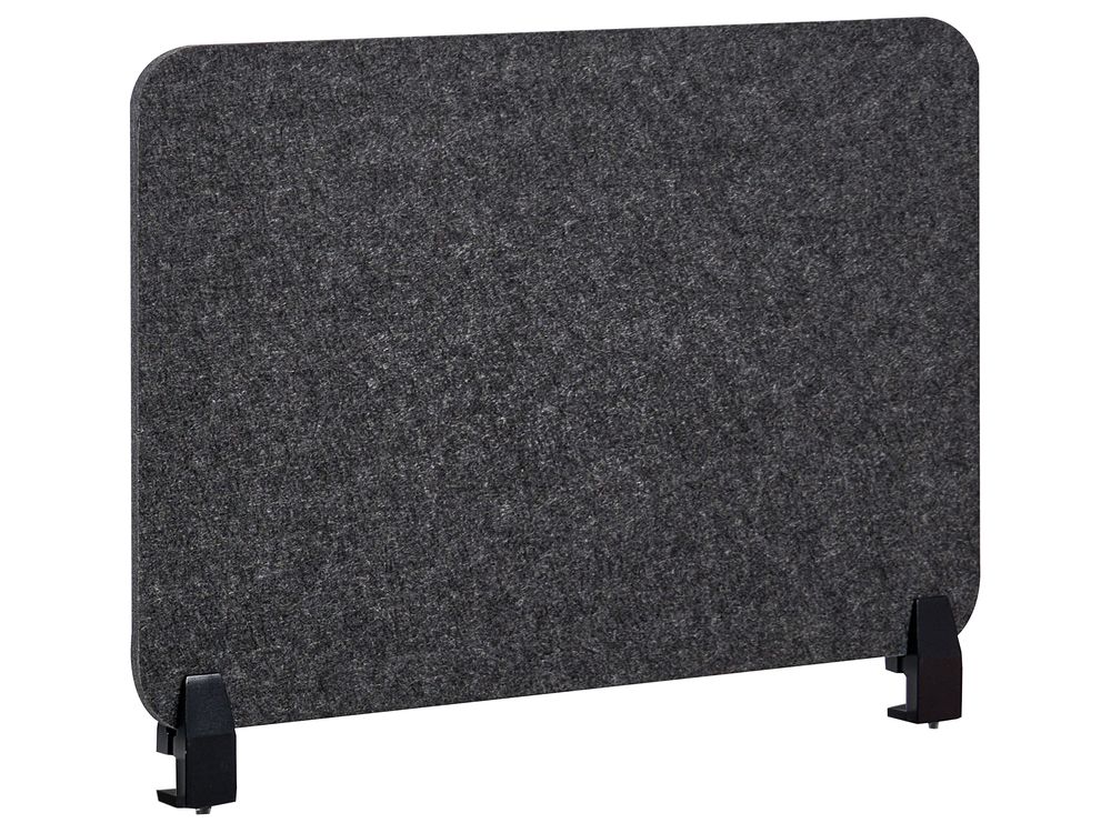 Desk Screen SPLIT 80 x 50 cm Dark Grey