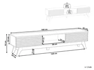 TV Stand TOLEDO  Dark Brown_969401