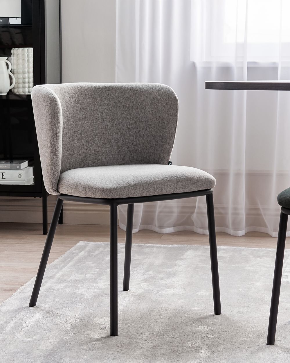 Sett med 2 spisestoler MINA Grå