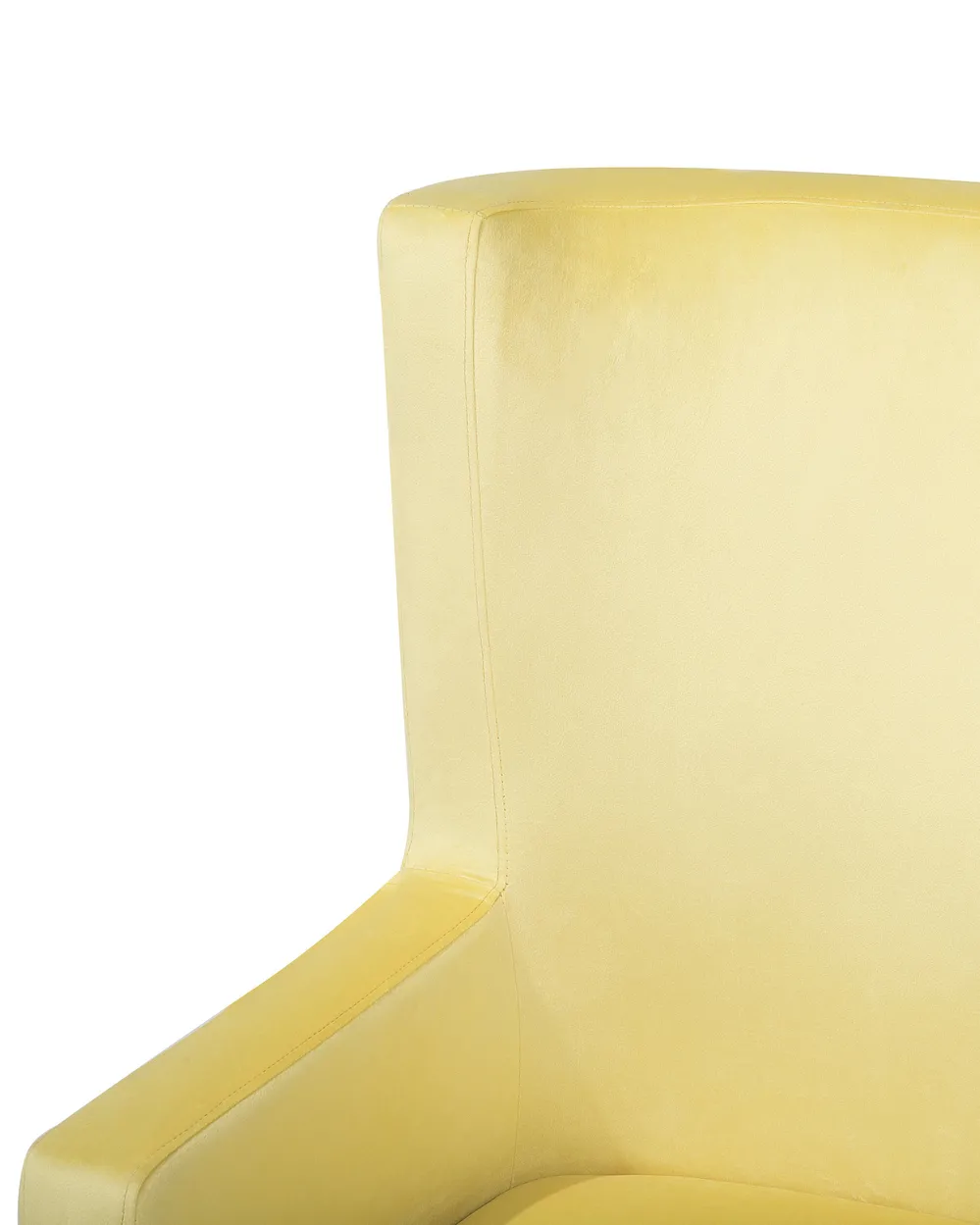 Wingback-tuoli ONEIDA Sametti Keltainen_698265