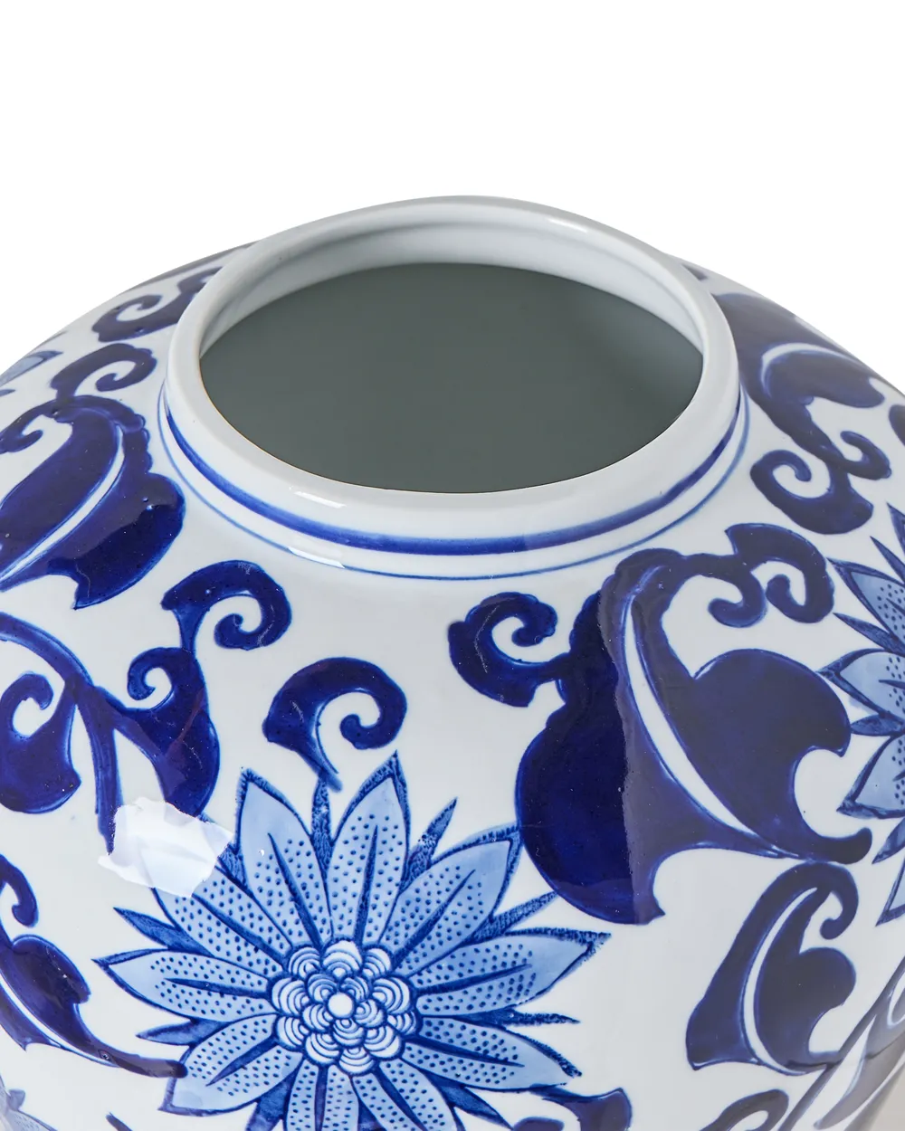 Blomvas GIRONA 35 cm Porslin Vit/ Blå_1052807