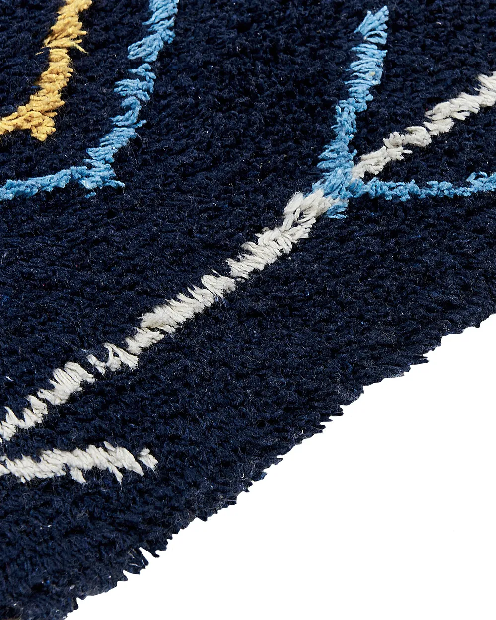Rug CORUM Black 160 x 230 cm Cotton_839499