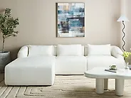 Corner Sofa SVANSELE Boucle Off-White Right Hand_1175180