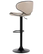 Baarituolisetti 2 kpl CONWAY pyörivä Keinonahka Vaaleanbeige_894629