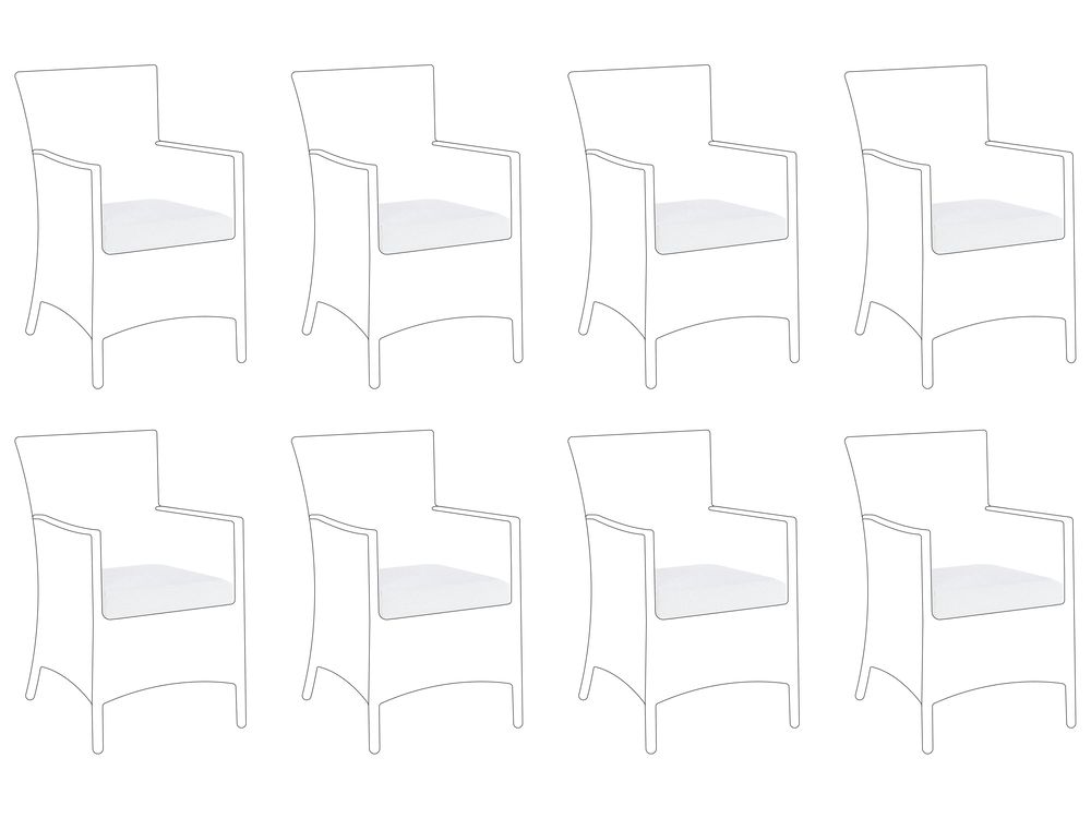 Outdoor Cushion Cover Set ITALY Off-White