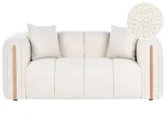 Soffa 2-sits MORSIL Bouclé Off-White_1057324