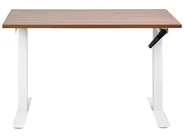 Työpöytä säädettävä DESTINES 120 cm 72 cm Ruskea/valkoinen_898801