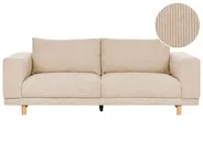 Sofa 3 Seater NIVALA Corduroy Beige_874137