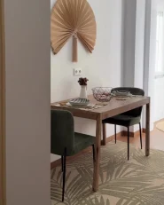 Set of 2 Dining Chairs ADA Dark Green_990380