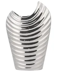 Dekorationsvas ECETRA 26 cm Stengods Silver_733829