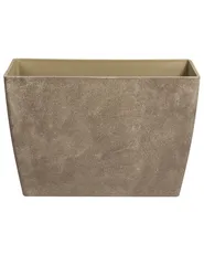 Sett med 2 plantepotter SILENEV 59 cm Brun_1123685