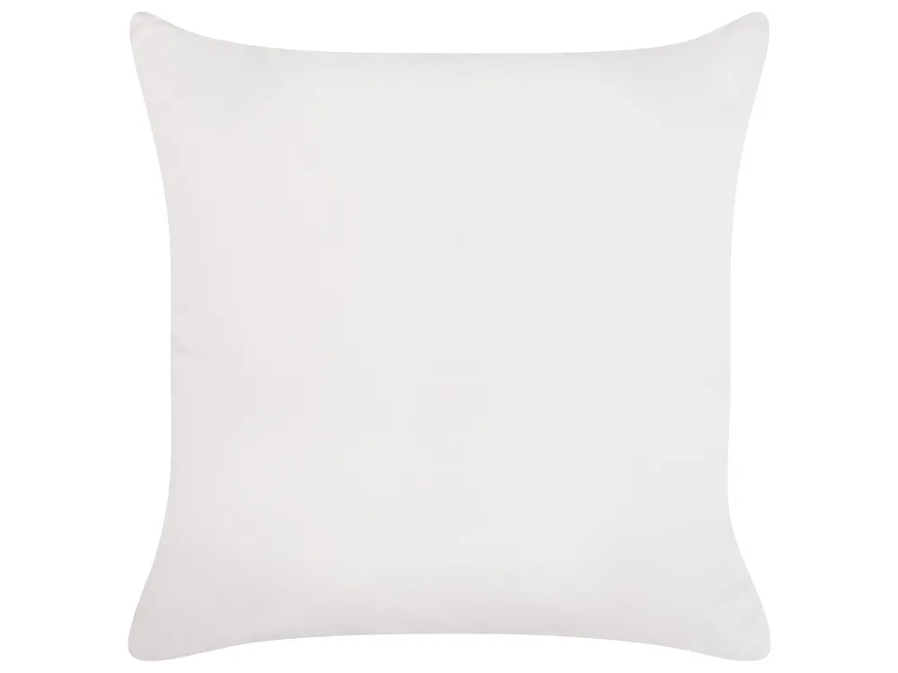 Set of 2 Decorative Cushions MAKNEH 45 x 45 cm Cotton White Solid_902054