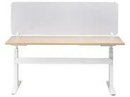 Skillevegg for skrivebord SPLIT 160 x 50 cm Off white_1015204