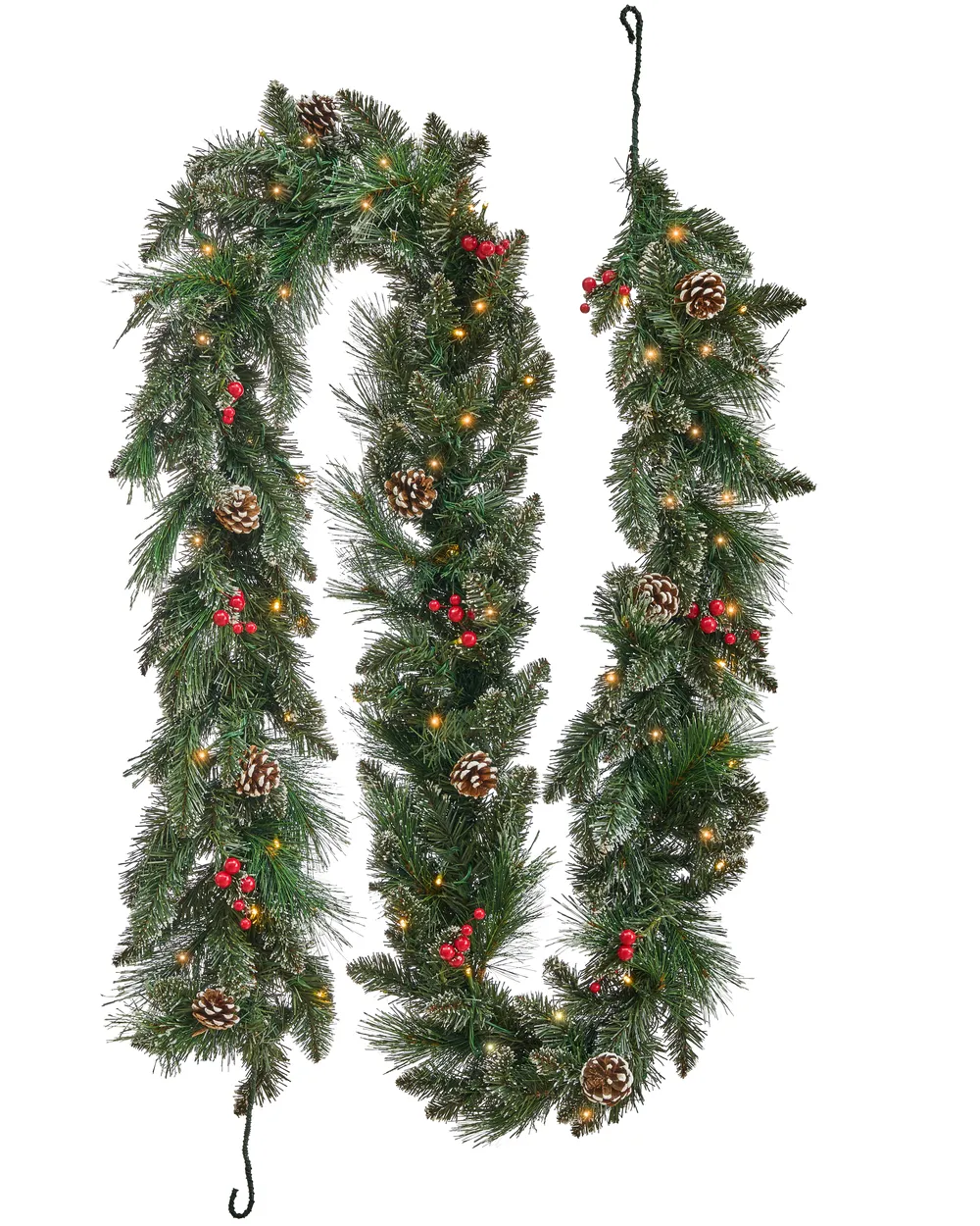 Christmas Garland LED WAPTA 270 cm Green