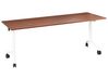 Hopfällbart skrivbord CAVI 180 cm 60 cm Mörkbrun