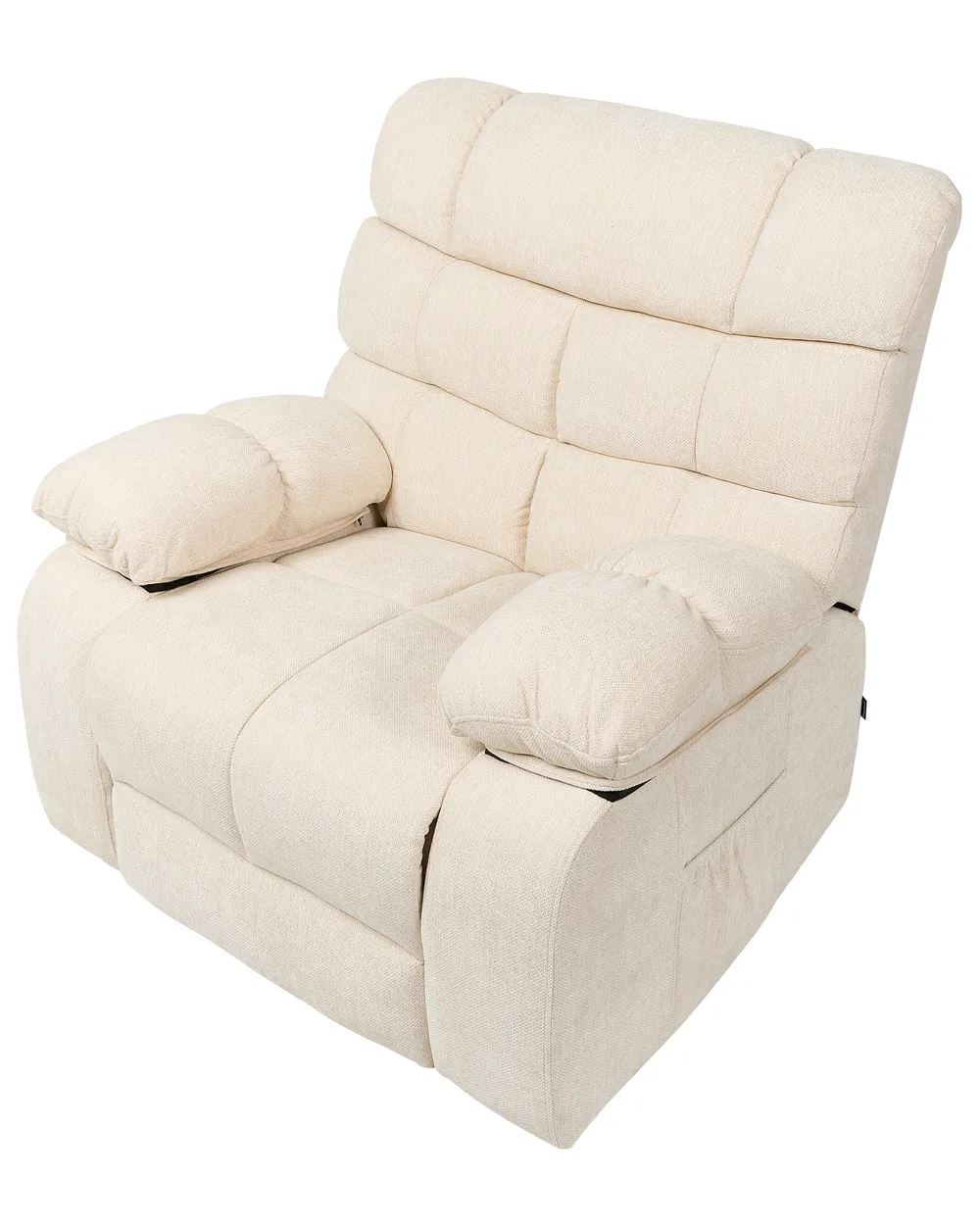 Sähkömekanismituoli ARES jalkatuella Kangas Vaaleanbeige_938685